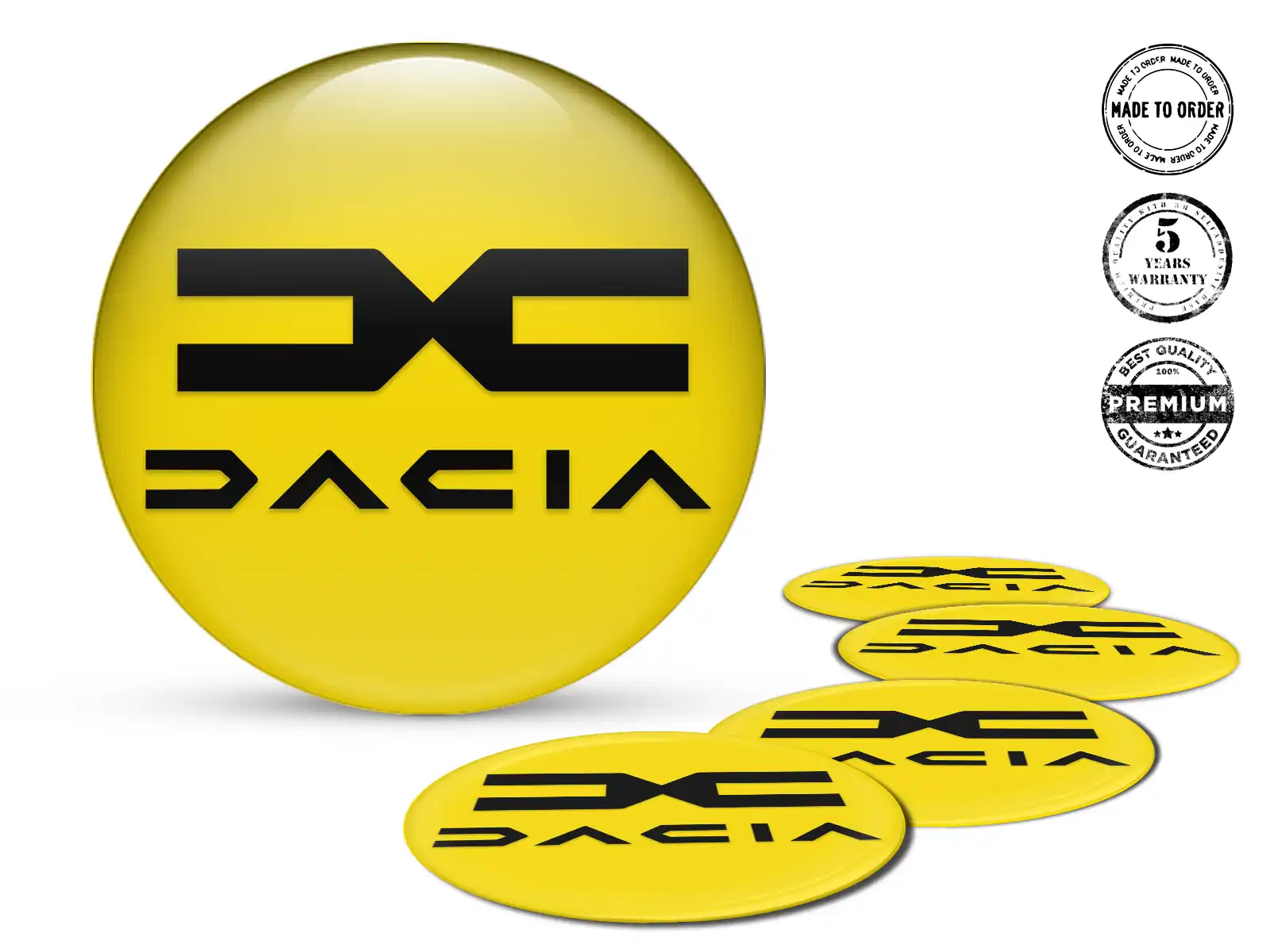 Dacia Radembleme Version Premium Label Design